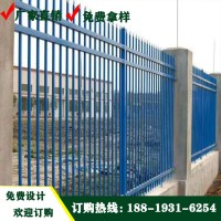 深圳成品熱鍍鋅圍欄廠 清遠圍墻隔離欄定制 小區組裝式圍墻護欄